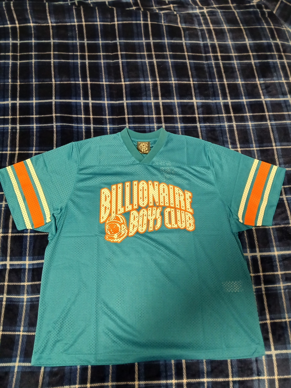Billionaire Boys Club Teal Short-Sleeve Graphic Jersey